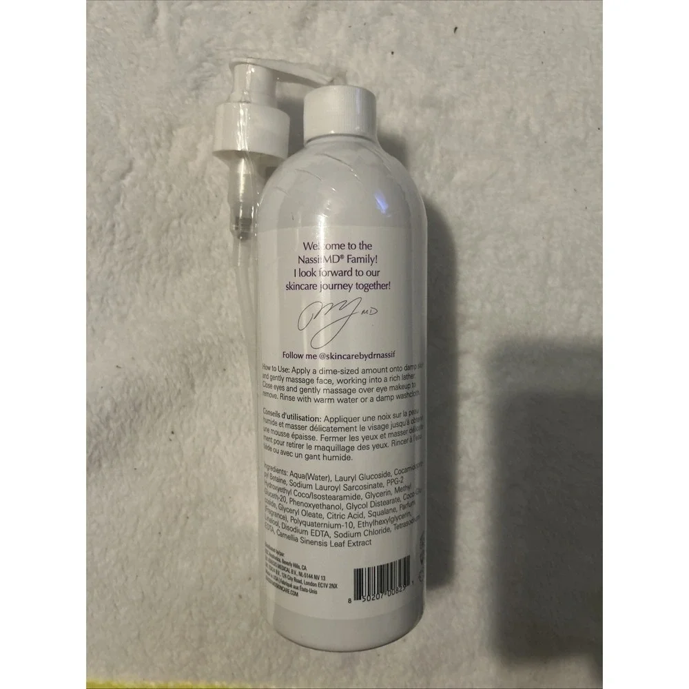 NASSIF MD Dermaceuticals Pure Hydration‎ Gentle Cleanser Jumbo Size 24 oz